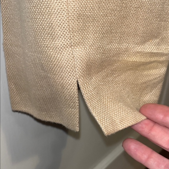 Vintage Beige Linen Trousers - Picture 5 of 8